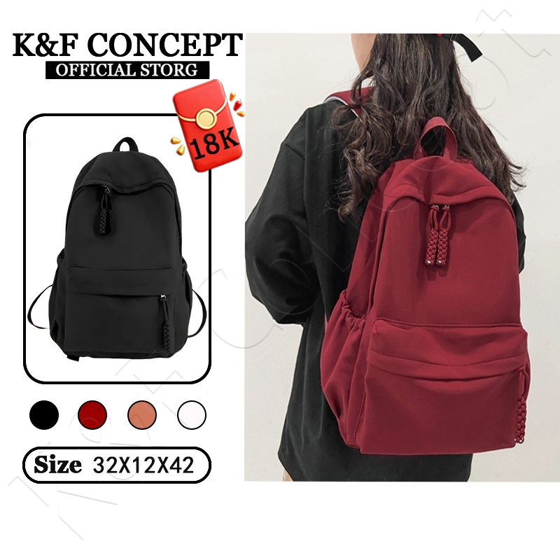 Balo Đi Học Nam Nữ Học Sinh Cấp 2 Cấp 3 Cặp Đi Học Basic Đơn Giản Kiểu Hàn Quốc Có Thể Đựng Laptop.