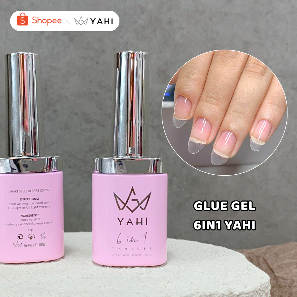 Glue gel gắn móng úp YAHI 6in1