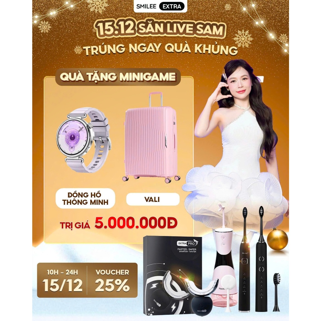 [GIÁ 695K LIVE ECOGO] Bộ Kit Trắng Răng Smilee Extra,làm trắng răng tại nhà Phiên Bản Nâng Cấp Làm Trắng Nhanh | BigBuy360 - bigbuy360.vn