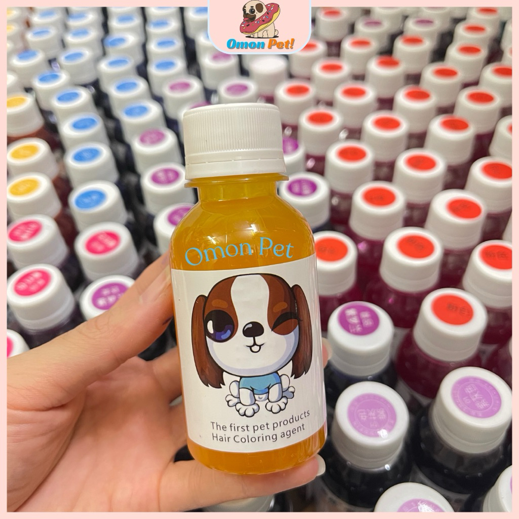 Tặng bát lược nhuộm- Màu nhuộm lông đẹp chuẩn spa cho chó mèo