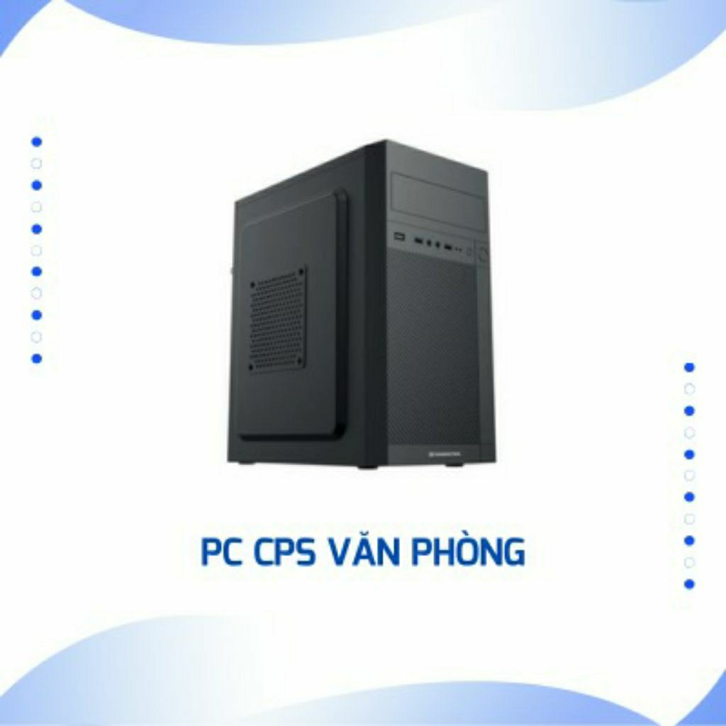Bộ máy tính bàn CPS văn phòng S01 R3 3200G/ 8GB - 256GB/ A520M/ AM4/ Onboard. hàng new bảo hành 24 t