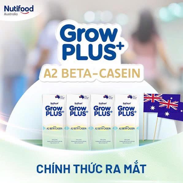 Sỉ 30 thùng Growplus A2 Beta-Casein Nutifood cho bé