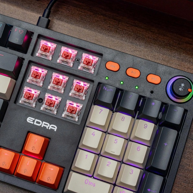 Bàn phím cơ Gaming Fullsize EDRA EK3104K, EK3104L 104 Phím, có dây TypeC Bảo Hành Chính Hãng | BigBuy360 - bigbuy360.vn