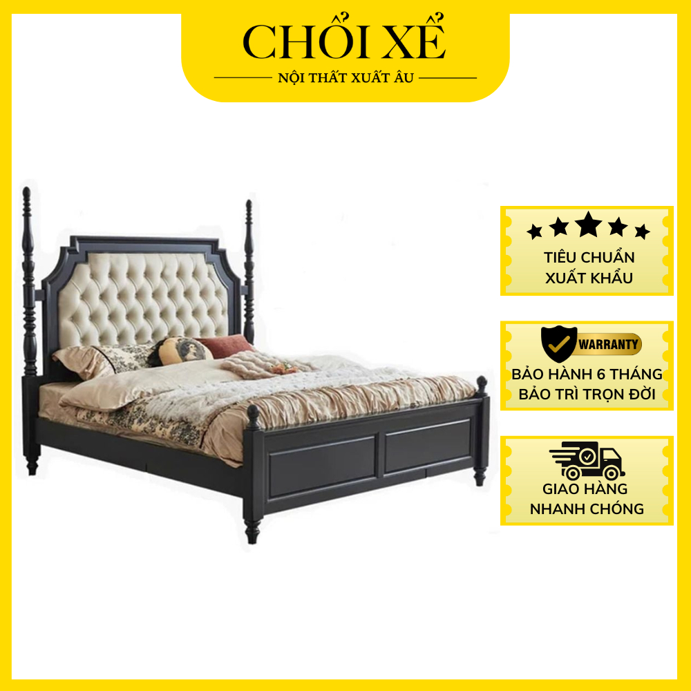 Giường Ngủ CHARLESTON Thương Hiệu Chổi Xể - BD825