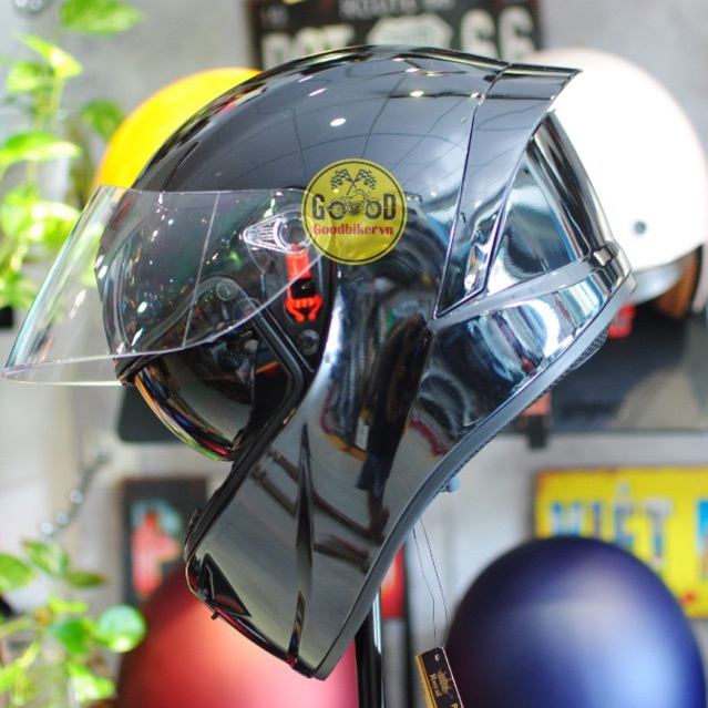 Mũ bảo hiểm Fullface 2 Kính ROYAL M266 ĐEN BÓNG