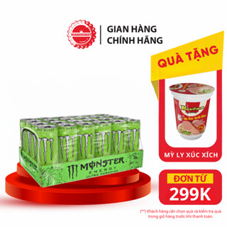  Lốc 24 Lon Nước Giải Khát Tăng Lực Monster Energy Ultra Paradise 355ml Lon SALE 15.12 Coca-Cola_SP 