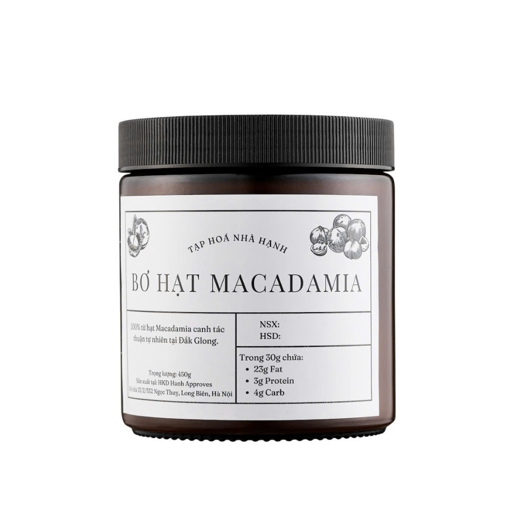 BƠ HẠT MACCA NGHIỀN CỐI ĐÁ THỦ CÔNG