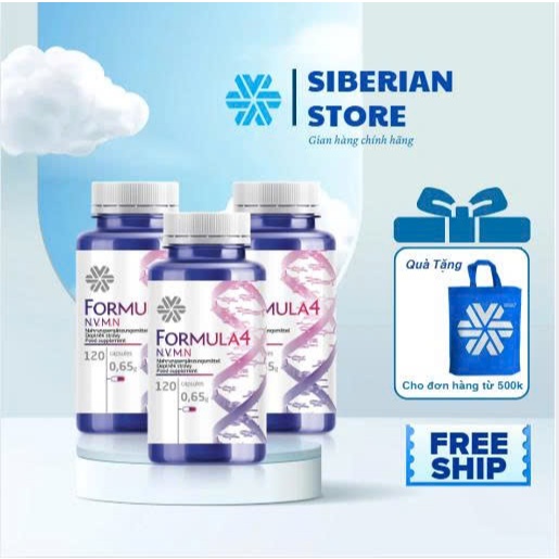 Formula4 Siberian TPBV sức khỏe Formula 4 N.V.M.N giúp chống oxy hóa cao