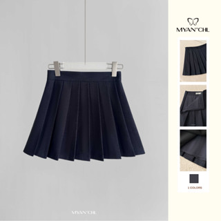  Chân Váy Xếp Ly Kaki Dáng Ngắn MYAN DESIGN Thời Trang Thanh Lịch 25FSCLN139 