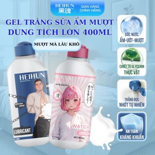 CHE TÊN | Gel Bôi Trơn Nam Nữ Gốc Nước Màu Tinh Trùng Đặc Sệt Nhớt, Gel Ẩm Mượt Lâu Khô Duy Trì Yêu – HEIHUN 400ml