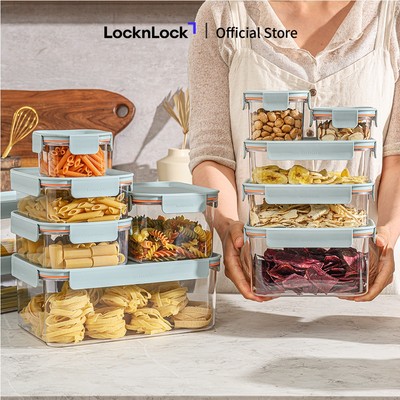 Hộp nhựa Tritan LocknLock Bisfree Modular Plus màu xanh mint