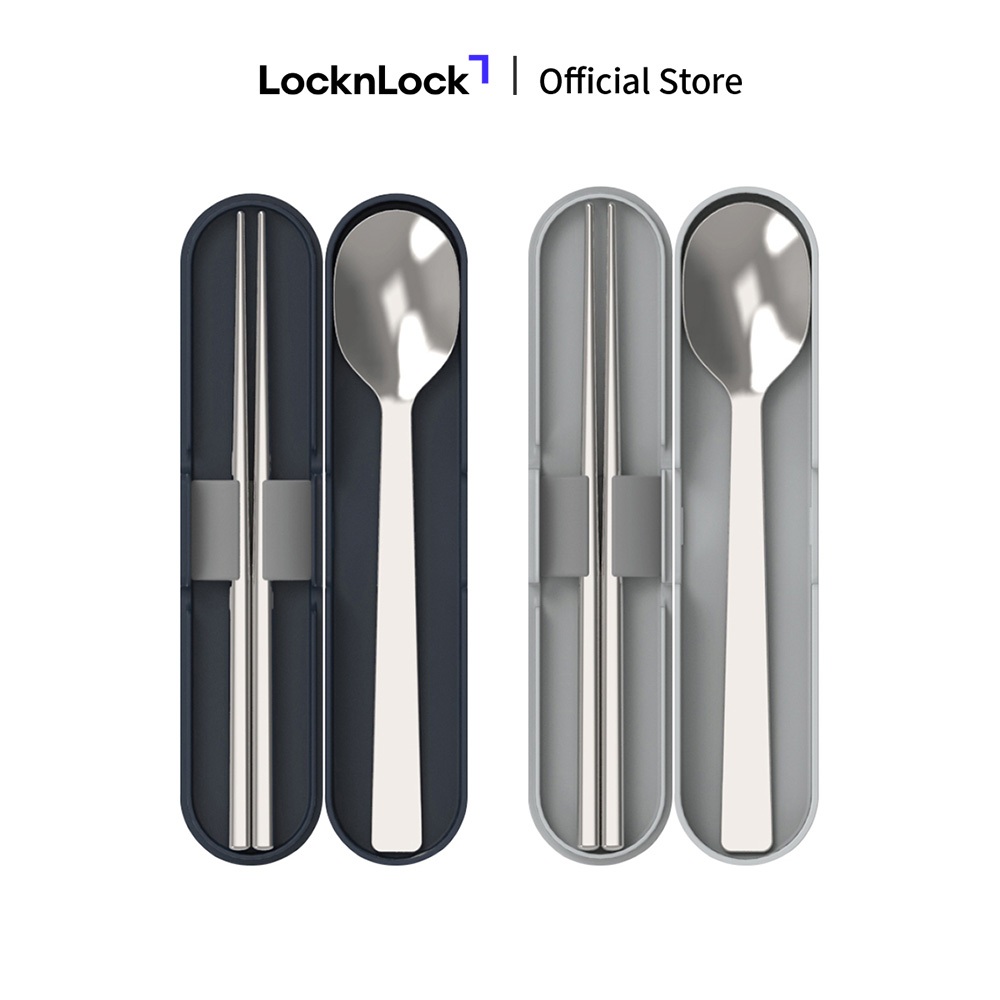 Bộ muỗng đũa Lock&Lock bằng inox 304 thép không gỉ - HPL105 - Hàng Chính Hãng - JoyMall