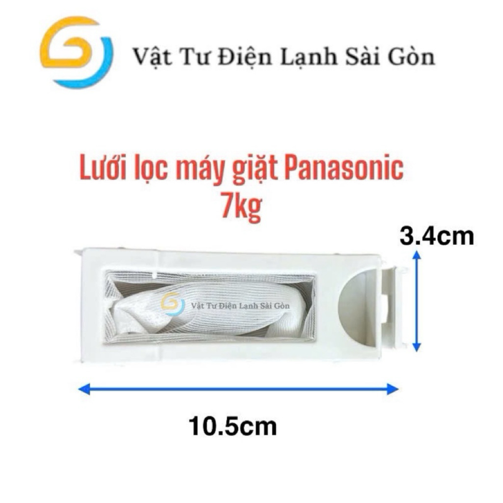 Túi lọc rác máy giặt Panasonic 7kg đầu tròn - Lưới lọc rác máy giặt Panasonic