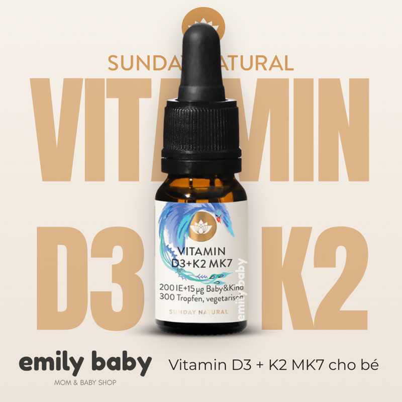 Vitamin D3+K2 MK7 Đức