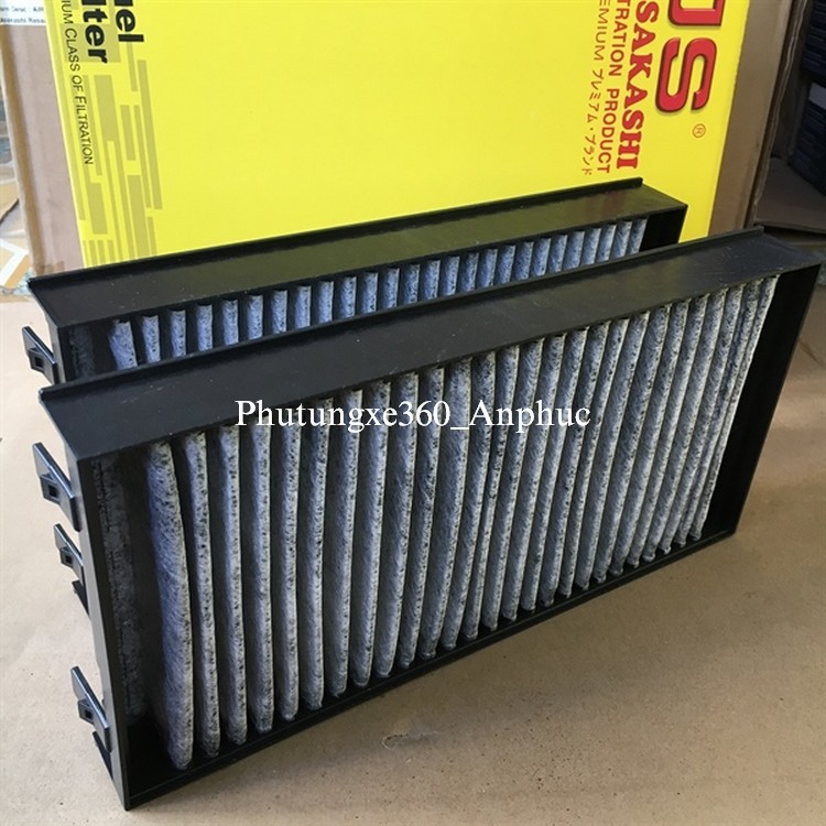 [1 CẶP] Lọc gió điều hòa cao cấp BMW X6 2009-2019 #JS Asakashi AC0154CSET |64116945593, 64316945585