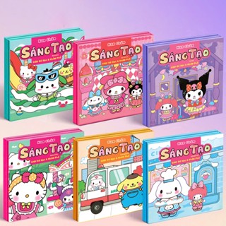   FUNGUS  SIZE TO  TIẾNG VIÊT  Đồ Chơi Xếp Hình Nam Châm Kuromi Melody Pompompurin Hello Kitty Cinnamoroll Pochacco 