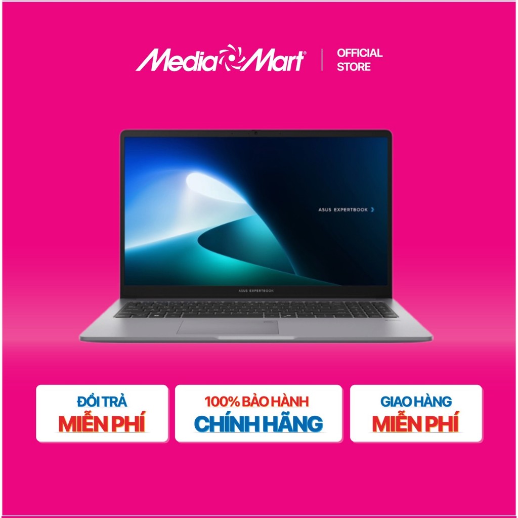 [MEDIAMART] - Laptop Asus ExpertBook P1503CVA-S71707W - FREESHIP,Bảo hànhchínhhãng