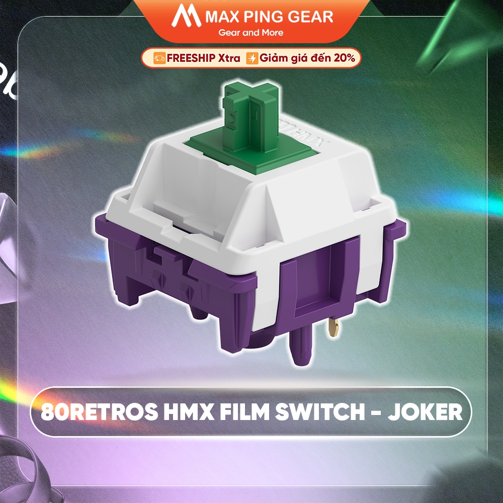 [HỎA TỐC] Switch bàn phím cơ 80Retros HMX Film JOKER (35 switch) - Maxpinggear
