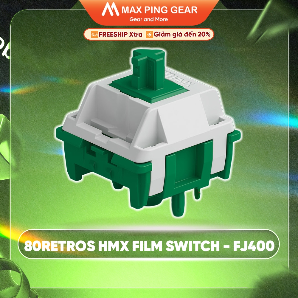 [HỎA TỐC] Switch bàn phím cơ 80Retros HMX Film FJ400 (35 switch) - Maxpinggear