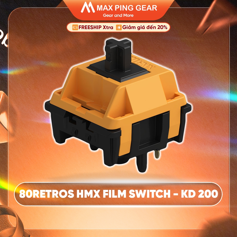 [HỎA TỐC] Switch bàn phím cơ 80Retros HMX Film KD200 (35 switch) - Maxpinggear