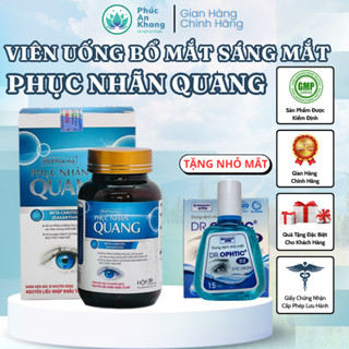 Viên Uống Bổ Mắt Phục Nhãn Quang - Hỗ trợ Cải Thiện Thị Lực, Giúp Chống Mỏi Mắt, Mờ Mắt & Cận Thị