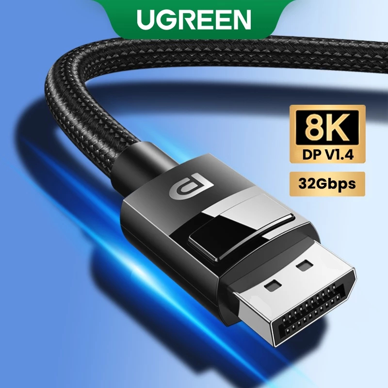 Cáp Displayport (DP) 1.4 hỗ trợ 8K@60Hz chính hãng Ugreen cao cấp, bảo hành 18 tháng