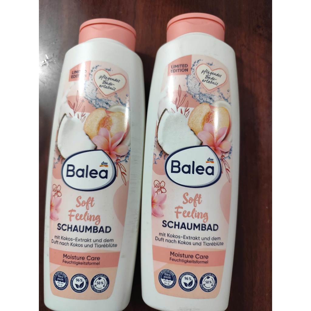 Sữa tắm Balea soft felling SCHAUMBAD hương TÁO DỪA 750ml