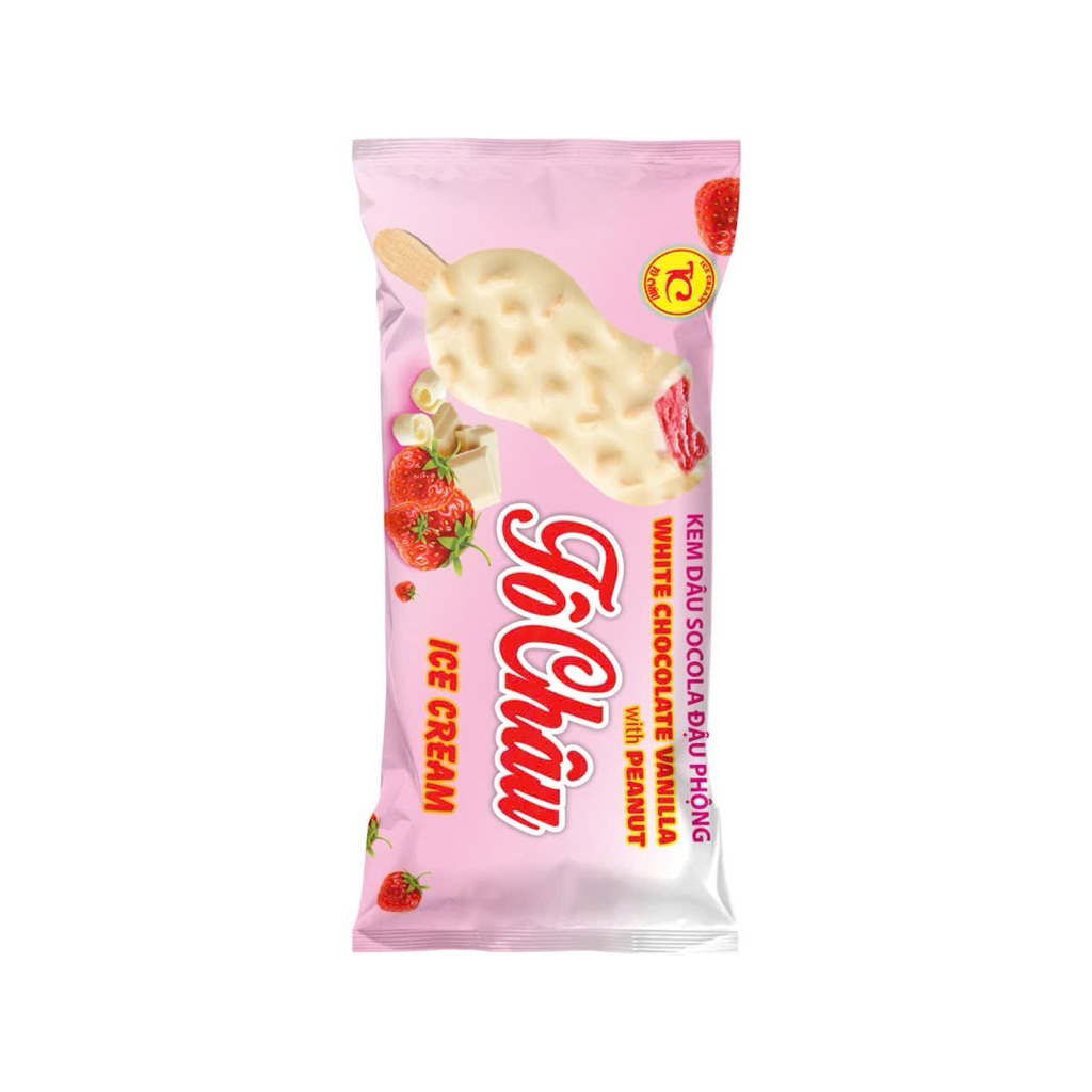 Kem Socola Dâu Vỏ Giòn