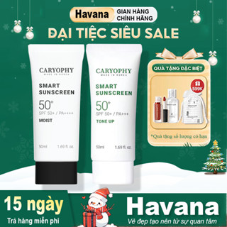  Kem Chống Nắng Caryophy Tone Up Nâng Tông Trắng Hồng Dịu Nhẹ Làn Da 50ml 