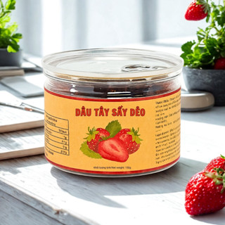  Dâu tây sấy dẻo MIDIFARM dâu tây sấy khô đặc sản đà lạt 