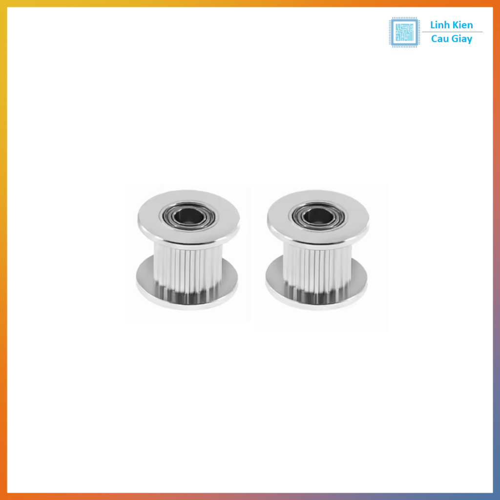 Puly căng đai GT2 20 Răng Rộng 6/10mm