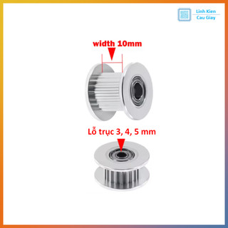 Puly căng đai GT2 20 Răng Rộng 6/10mm