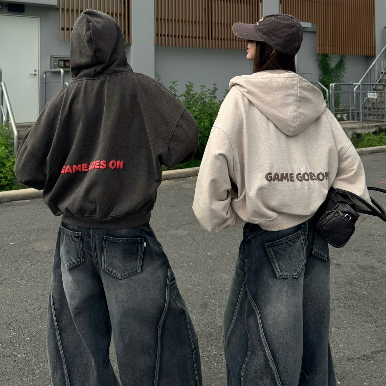 [SẢN PHẨM MỚI] Áo Khoác Zip Wash PREMIUM In Nổi Chất Vải Nỉ Chân Cua Boxy Unisex Rộng Nam Nữ | SSSTORE.Aesthetic | BigBuy360 - bigbuy360.vn