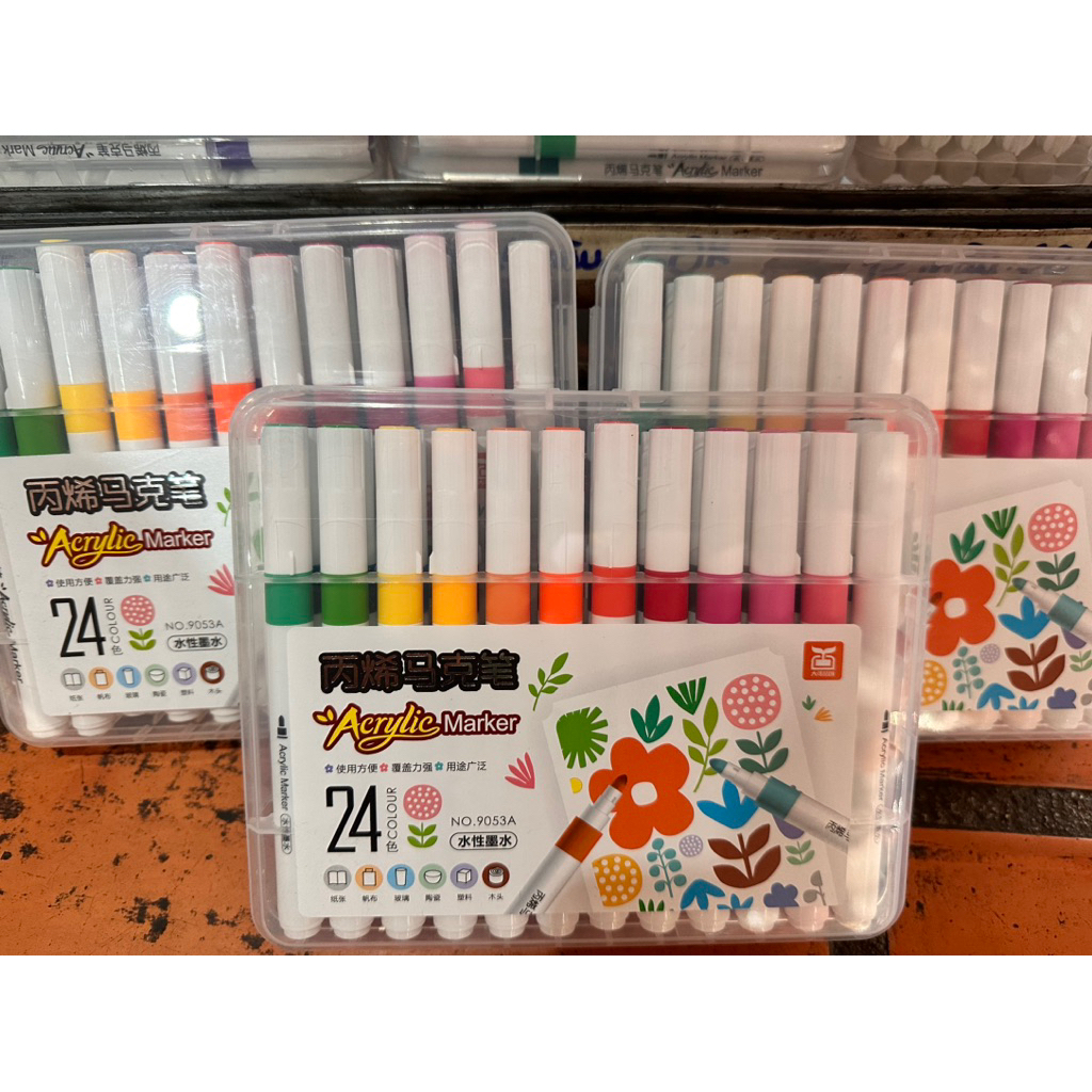 MÀU ACRYLIC MAKER 24 MÀU - HÀNG CAM KẾT CHÍNH HÃNG