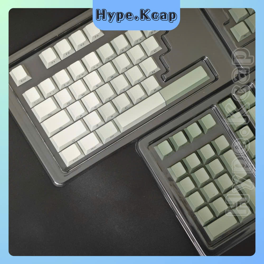 Keycap Gradient Xuyên Led Side print Cherry Profile Chất liệu PBT Doubleshot