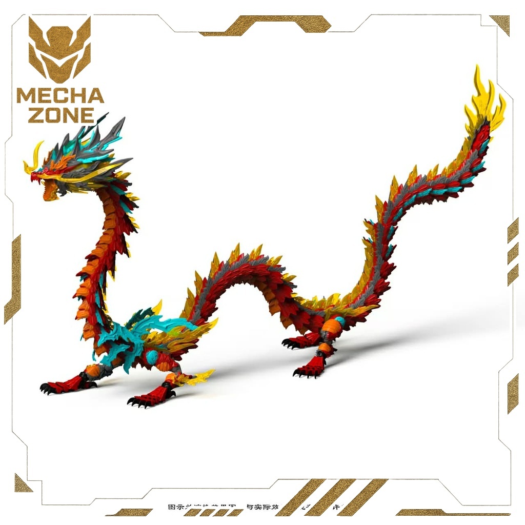 [Có Sẵn] Mô hình lắp ráp Xích Long Vương - The Crimson Dragon King | SHENX (full led + phụ kiện)