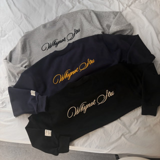  WNS 3D Sweater- Áo Nỉ Ép Hàn Cao Cấp Dài Tay Thêu Nổi Basic Form Oversize Chính Hãng Local Brand WNS 