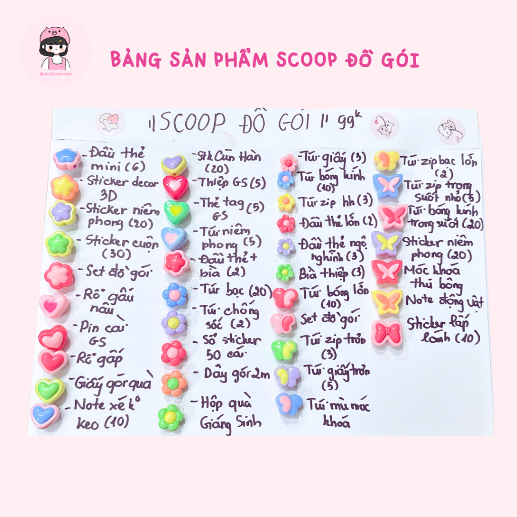 Scoop Nhân Phẩm Đồ Gói Hàng Lucky Gift - Trả đơn video Midi Corner