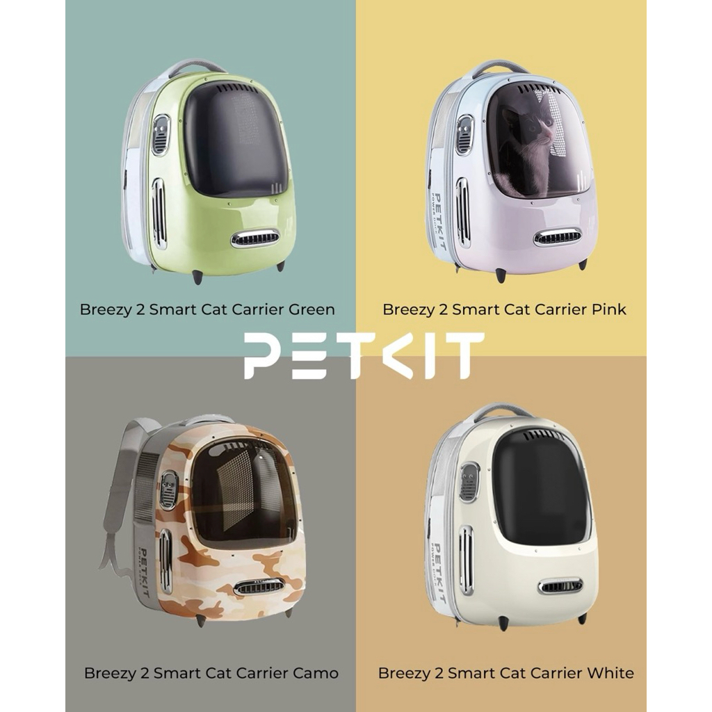 Balo Phi hành gia có điều hòa thông minh cho pet Petkit Breezy