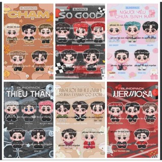 Blindpack túi mù mô hình 2D nhựa standee trang trí ATSH Anh trai say hi mùa 2 bài hát