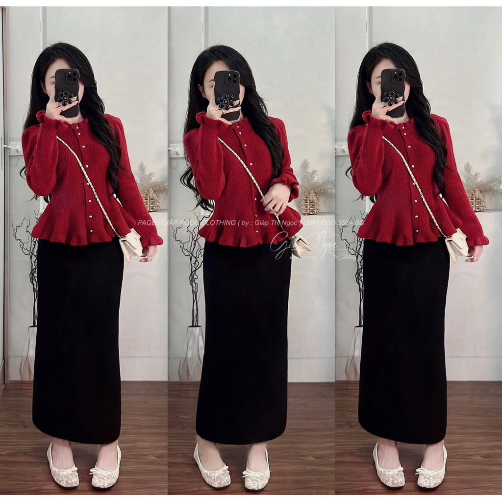 Cả set  noel hay tết ạ xinh cực oder3-5day đi đơn nha khách oi