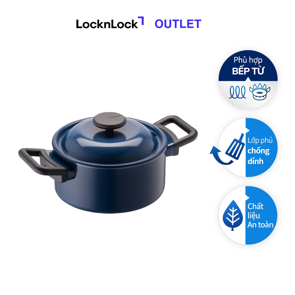 Nồi Decore Lock&Lock, 20CM - Màu navy - LDE1202IH