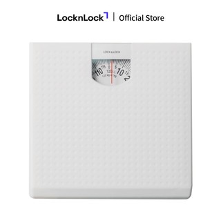 Cân sức khỏe lock&lock dùng trong gia đình - 120kg - màu trắng enc536wht