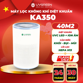   UVG  Máy Lọc Không Khí Diệt Khuẩn UVGREEN KA350 UVC 40m2 Công Nghệ UVC Led & Ion Âm Lọc Bụi Mịn 