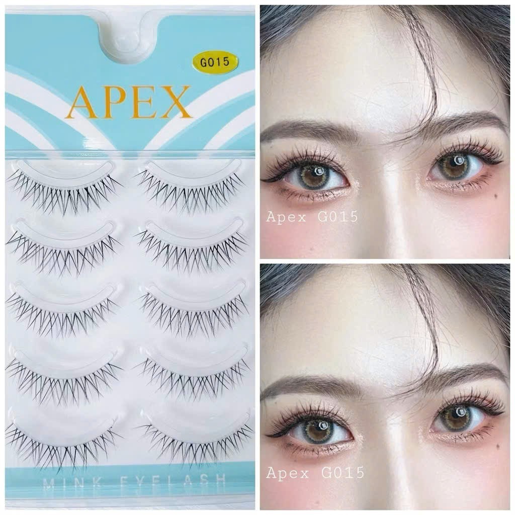 [G041 hot hít] Lông Mi Giả Gân Trong, Mi Gân Trong APEX Cao Cấp