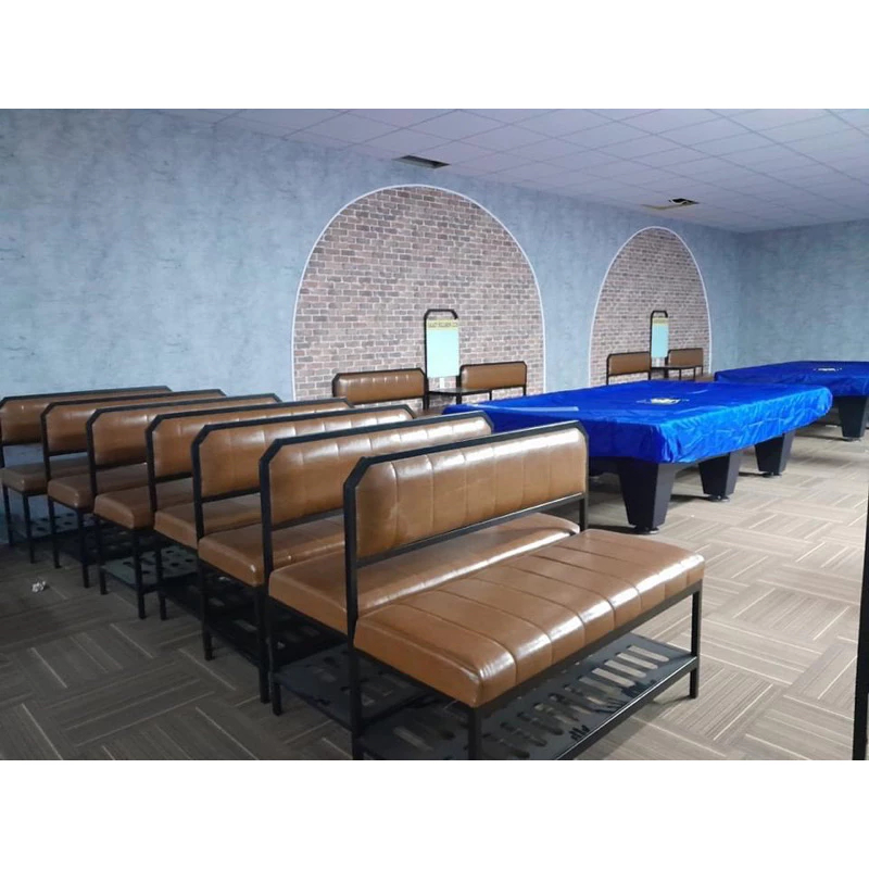 ghế băng dài quán bi da ,băng ghế sắt