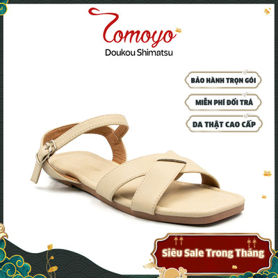 SIÊU SALE 8.8-Sandal Dép Nữ Quai Chéo Da Microfiber TMW32709