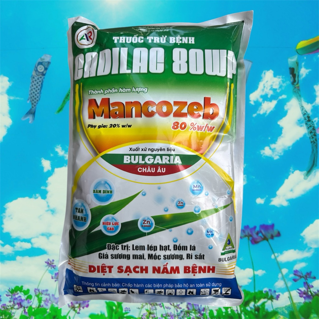 CADILAC 80WP 1KG - Mancozeb xanh
