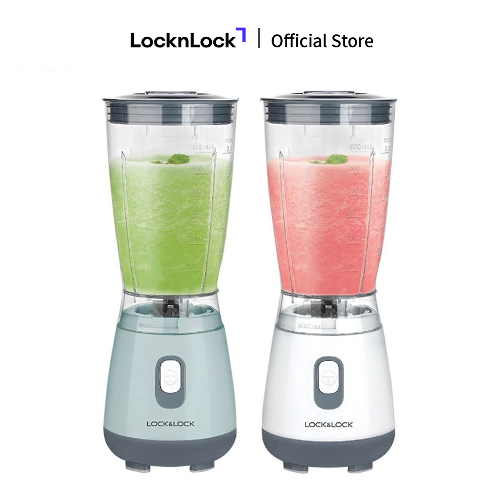 Máy Xay Sinh Tố Cá Nhân Lock & Lock 600ml - Màu trắng EJM436WHT