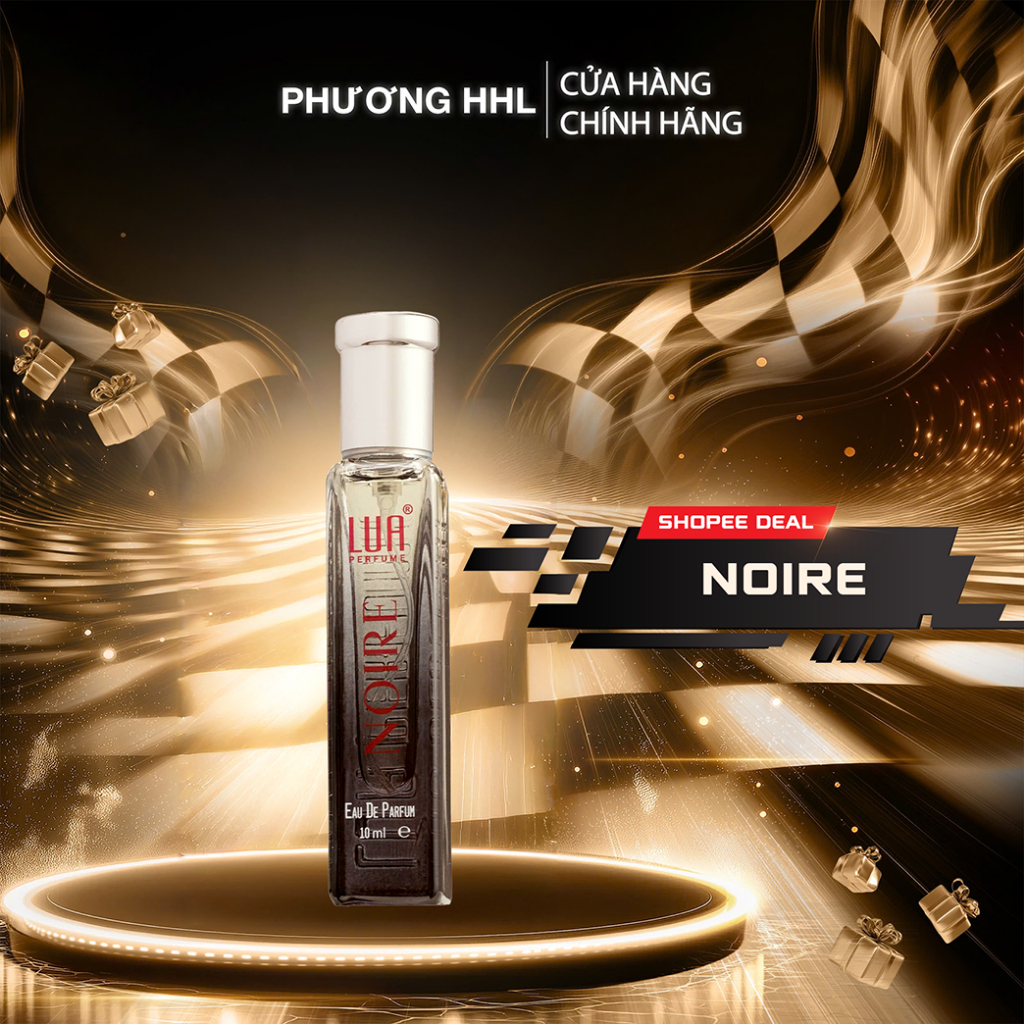 Nước Hoa Nam Mini Chính Hãng Noire 10ml Hương Thơm Nam Tính, Cuốn Hút - LUA Perfume